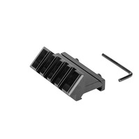Support de sport en aluminium à 45 degrés 20mm à 4 fentes, supports optiques, supports de télescope essentiels, portée tactique d'amélioration de la hauteur