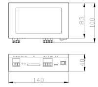 Écran tactile programmable pour bande LED DMX, écrivain d'adresses DMX XB-C100 UCS8603 UCS8904 SM16716 TM1814, variateur de lumière DMX