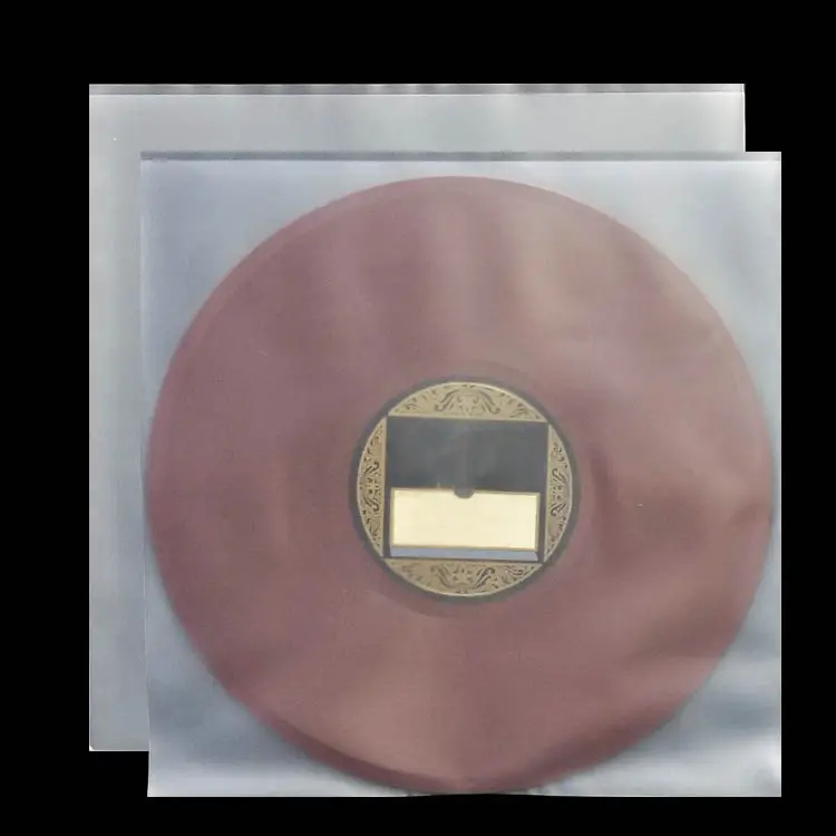 Crystal Clear Plastic OPP Outer Sleeves Custom Printed Record Vinyl Record Cover Sleeve