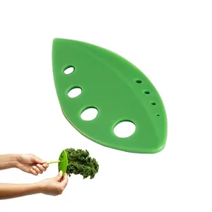 다기능 플라스틱 야채 잎 허브 스트리퍼 분리기 과일 야채 도구 주방 액세서리