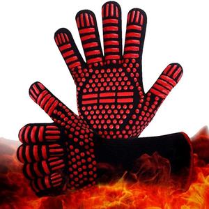 Gants de sécurité antidérapants en gel de silicone résistant à la chaleur et ignifuge pour barbecue, four et cuisine - Product Image 6
