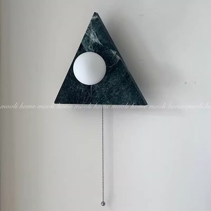 Natural Marble <b>Wall</b> Lamp T912 LED Rechargeable 220V <b>Switch</b> Control For Bedroom Living Room Decorative <b>Lighting</b> - Product Image 1