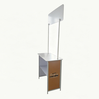 Table promotionnelle pliable et durable sur mesure pour salons professionnels, événements et expositions