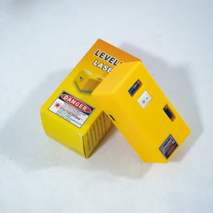 Niveau laser portable à lignes croisées horizontales, outil de mesure avec niveau à bulle pour l'alignement en construction - Product Image 3