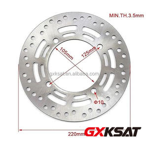 <span class=keywords><strong>จาน</strong></span>เบรกมอเตอร์ไซค์ GXKSAT สำหรับ PCX 125 ปี 2018-2020 45351-K96-D01 อะไหล่<span class=keywords><strong>จาน</strong></span>เบรก<span class=keywords><strong>หน้า</strong></span> ผลิตจากสแตนเลสอัลลอยด์หล่อขึ้นรูป - Product Image 4