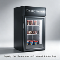 Congélateur commercial de table Sub Zero 50L pour crème glacée
