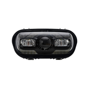 DOT SAE Daymaker LED faro completo blanco LED lámpara de conducción para Harley Davidson Dyna <span class=keywords><strong>Fat</strong></span> Boy 2008-19 Bicicletas Accesorios de motocicleta - Product Image 1