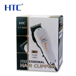 Tondeuse à cheveux professionnelle HTC CT-605 avec cordon, lame en acier à haute teneur en carbone, puissance élevée, pour salon, barbier, usage domestique, modèle privé - Product Image 4