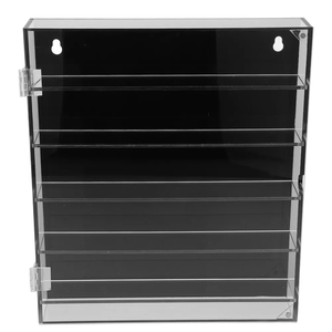 Vitrina Transparente A Prueba De Polvo Para Coches Y Figuras Coleccionables, De PP, Medidas 19x4.5x17 Cm, Ideal Para Hogar Y Oficina