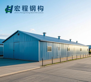 Structure d'atelier préfabriquée en acier pour bâtiment industriel à ossature portique robuste - Product Image 6