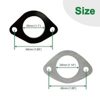 Nouveau lot de 4 joints d'admission de carburateur PZ27 pour moteurs CG 4 temps 125-250cc ATV, Go Kart, Taotao, Coolsport, Lifan, Kazuma, Zongshen