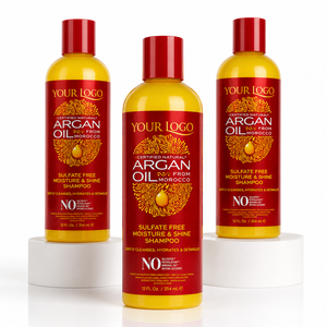 Wholesale Private Label Sulfate Free Moroccan Argan Oil <b>Shampoo</b> Rejuvenating <b>Moisture</b> Balance Hair Treatment 354 ml - Product Image 1