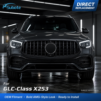 Untuk Mercedes Benz GLC Class X253 Cover Bumper Depan Suku Cadang Bodi Mobil Dengan Grille Sensor PDC dan Lubang Lampu Kabut OE A2538853000