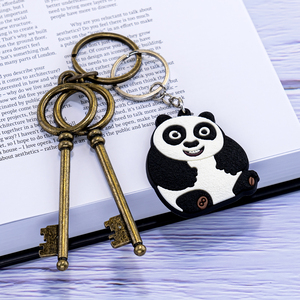 Vente en gros de <span class=keywords><strong>porte</strong></span>-clés en pvc en forme de <span class=keywords><strong>porte</strong></span>-clés en forme d'animal mignon <span class=keywords><strong>Porte</strong></span>-clés pour chien Cadeau de mode panda <span class=keywords><strong>Husky</strong></span> Ornement de clé Pendentif de sac - Product Image 3