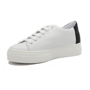 Baskets à semelle haute pour femme, chaussures blanches, avec impression personnalisée, à la mode, fabricant, chine, 2020 - Product Image 2