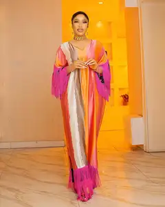 Nouveau Style européen et américain en mousseline de soie Abaya diamant Robe musulmane africaine longue Robe grande taille Style chaud femmes vêtements