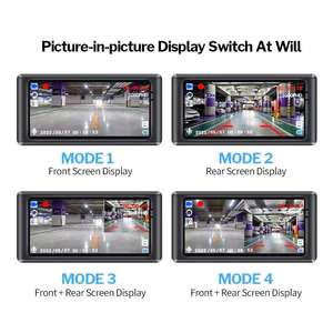 Caméra de tableau de bord de voiture GM <span class=keywords><strong>3</strong></span>.16 p à double canal de 1080 pouces Enregistreur vidéo à 130 ° Connexion WiFi gratuite Boîte noire Fonctions sans <span class=keywords><strong>trafic</strong></span> - Product Image 2