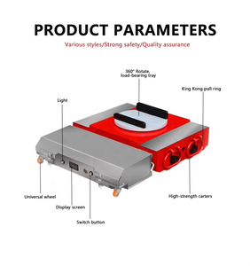 รถเข็นขนย้ายของ รถลากของ ล้อเลื่อน 10 ตัน 20 ตัน 30 ตัน 40 ตัน สำหรับงานหนัก ล้อเลื่อนสำหรับเครื่องจักร ล้อเลื่อนสำหรับขนย้ายของหนัก พร้อมล้อเหล็กอัลลอย - Product Image 2