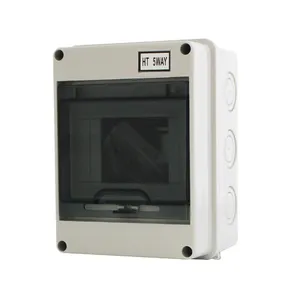 Waterproof HT-5ways Air open box pressing cover distribution box ABS plastic open panel IP65