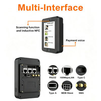 Terminal de Pago Desatendido MDB Android 14 IP65 con Lector NFC Sin Contacto, Montaje en Pared para Autoservicio, Venta, Estacionamiento, Kiosco CM30