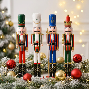 Vente en gros de décorations de Noël artisanales de 66 cm en forme de <span class=keywords><strong>casse</strong></span>-<span class=keywords><strong>noisette</strong></span> pour la décoration - Product Image 1