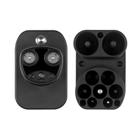Adaptateur CCS 2 Combo vers NACS Tesla 250KW AC/DC Prise d'entrée/sortie pour la recharge de véhicules électriques Tesla Adaptateur de chargeur de véhicules électriques personnalisé