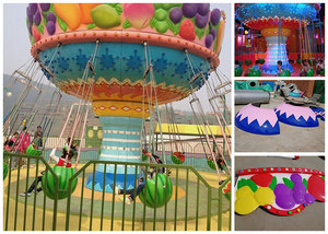 Silla Voladora Infantil Yamoo <span class=keywords><strong>YMO</strong></span>-7 y Juegos de Feria para Niños - Atracción de Carnaval para Jardín y Parques de Trampolines - Product Image 5