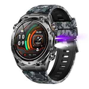 Reloj Deportivo Inteligente AK105 para Hombre, Pantalla de 1.53" con Linterna, Batería de 1000mAh, Más de 100 Modos Deportivos, Resistente al Agua IP68, Monitor de Actividad Física - Product Image 1