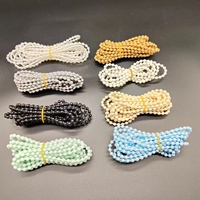 Accessoires pour stores enrouleurs : Support de commande, tête de tirage en plastique, billes de tirage circulaires 4,5*6mm, blanches, contemporaines et denses