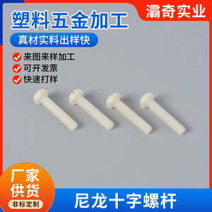 <b>Nylon</b> Phillips Head <b>Screws</b> Round Head Insulated Plastic Rods For Plastic Parts - Product Image 5