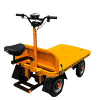 Chariot à plateau électrique silencieux 1800W 110/220V à quatre roues pour le transport de marchandises