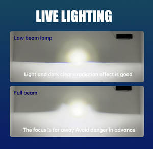 12V Bi LED Proyector Láser Lente 3 Pulgadas Super Brillante LED Faros Q5 A3 A5 Octavia Q3 A8 Alphard FJ Cruiser 6500K Color Nuevo - Product Image 6