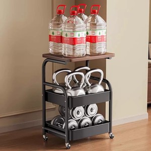 Portable Storage Trolley With Wheels Multi Layer <b>Shelf</b> For Bedroom Living Room Kitchen Bathroom Use - Product Image 3