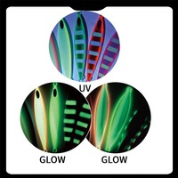 Alpha Competition Luminous Metal Jig Bait 80g-200g Leurre à pas lent pour les poissons d'eau salée Marlin pour la pêche dans les rivières et les lacs