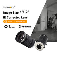 Iris manuel de vente directe d'usine 25mm 35mm 50mm monture C imagerie proche infrarouge 780nm 850nm 940nm objectifs IR pour spectre infrarouge