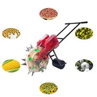 Sembradora de arroz manual de verduras, plantador de semillas de maíz, maiz, tabaco, fertilizante manual, empuje manual, mano agrícola, 1 fila