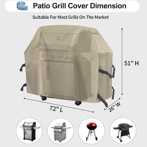 Housses universelles pour <span class=keywords><strong>barbecue</strong></span>, résistantes aux UV, pour <span class=keywords><strong>barbecue</strong></span> au <span class=keywords><strong>gaz</strong></span> - Product Image 3
