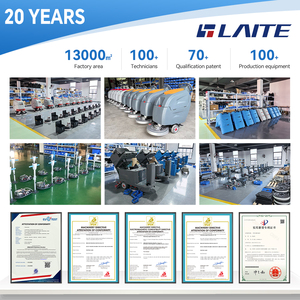 Autolaveuse autoportée micro de 13 pouces pour le nettoyage des sols, avec fonction de séchage intégrée - Product Image 3