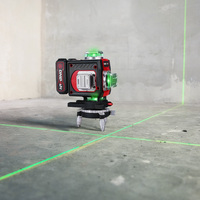Niveau laser ONEVAN 16 lignes, ligne verte horizontale et verticale 360° °   Niveau laser auto-nivelant super puissant avec contrôle à distance par application