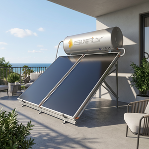 Calentador de Agua Solar de Panel Presurizado de 300L con Ahorro de Energía, Fuente Eléctrica Doméstica, Fabricado por las Mejores Empresas <span class=keywords><strong>Solares</strong></span> - Product Image 1
