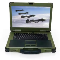 Ordinateur portable industriel MXM 15,6 pouces avec carte graphique indépendante, châssis en alliage d'aluminium robuste, IP65, Linux, M.2