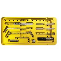 Kit d'instruments pour implants chirurgicaux orthopédiques pour animaux de compagnie 1.1mm 1.6mm Titanium Mini ALPS Verrouillage Plate Instrument Set