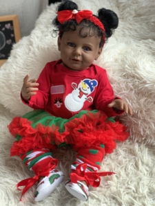 After High 4 hombres con kit <span class=keywords><strong>de</strong></span> pelo Squishy articulado <span class=keywords><strong>sueño</strong></span> africano Mizi 60cm ropa Anna Reborn Dolls - Product Image 2