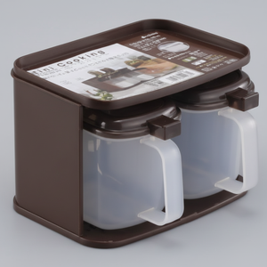 Inomata Mini bottiglia marrone per cucinare il condimento - Product Image 1