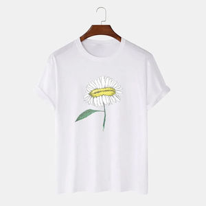 Camiseta de Verano de Punto Formal de Alta Calidad para Hombre, Estilo Vintage, Súper Suave, 100% Algodón, Cuello en V, Ribete en Contraste, Logotipo Personalizado, Estampado, Manga Corta - Product Image 1