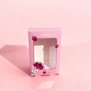 Boîtes <span class=keywords><strong>en</strong></span> papier mignonnes roses Emballage de carte blanche pour petits jouets Accessoires cadeaux Idéal pour les magasins de détail et les commandes <span class=keywords><strong>en</strong></span> <span class=keywords><strong>ligne</strong></span> - Product Image 5