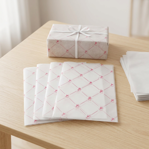 Papel de Seda Personalizado con Logotipo de Marca, Papel de Envoltura de Ropa Reciclado, Papel Protector para Envío de Ropa - Product Image 1