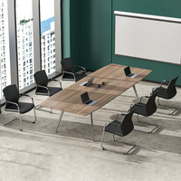 Meubles de bureau de conception européenne moderne sur mesure, table de réunion de bureau pour 6, 8, 10, 12 personnes