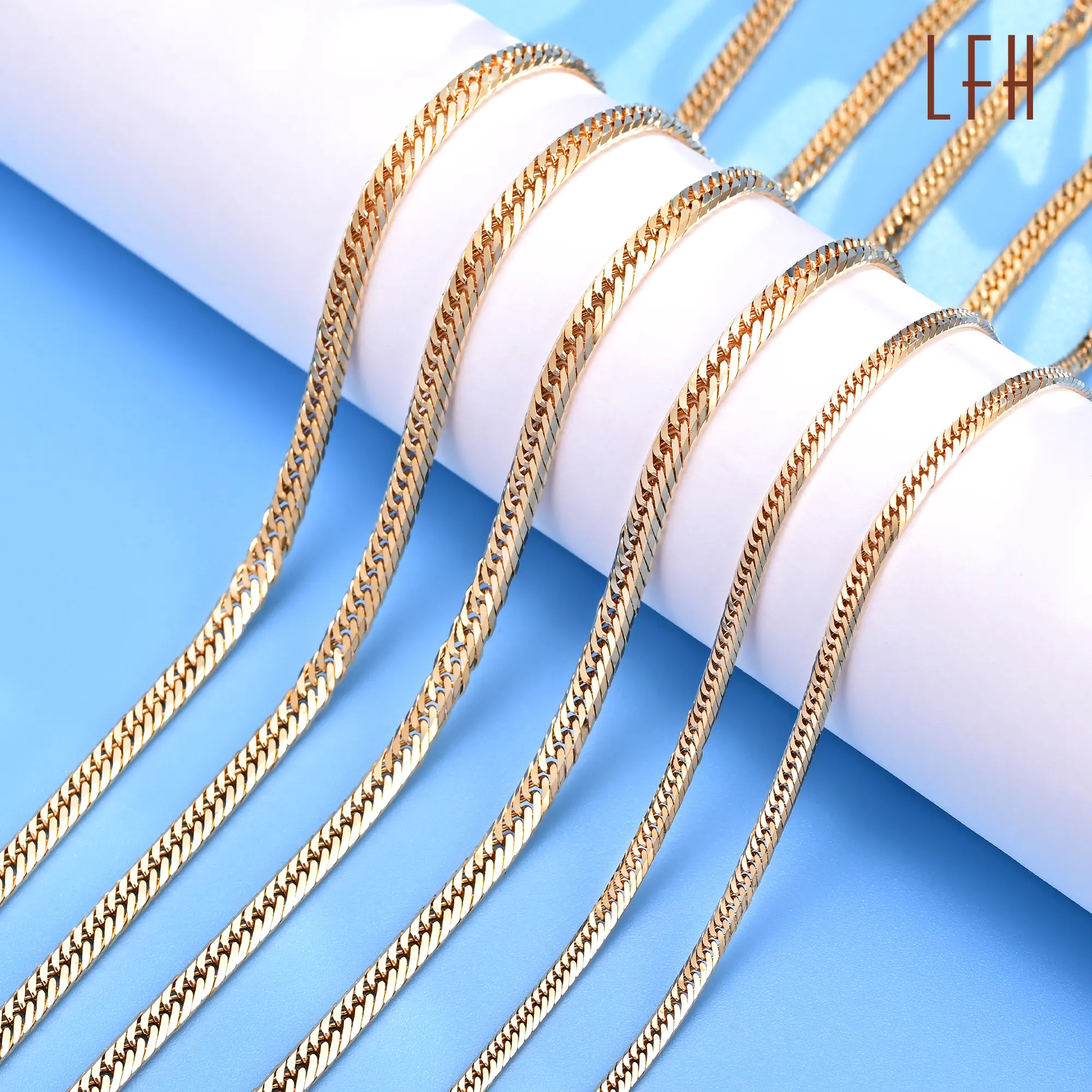 AU 750 Solid Necklaces Real Gold Cuban Link Chain Real Gold Jewelry 18k With Certificate Japan Gold Jewelry 18k Real Wholesale