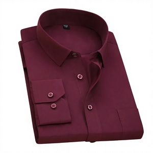 Chemise habillée anti-plis à manches longues en coton 100% au design exclusif, écologique, pour l'automne, avec logo personnalisé et marque OEM, vente en gros - Product Image 5